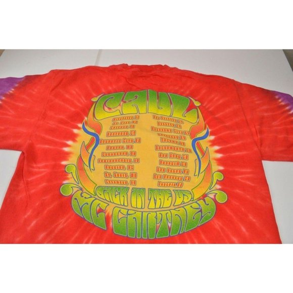 2006 Paul McCartney Tie Dyed Psychedelic T Shirt Back in the US Tour size L Mens - Picture 8 of 10